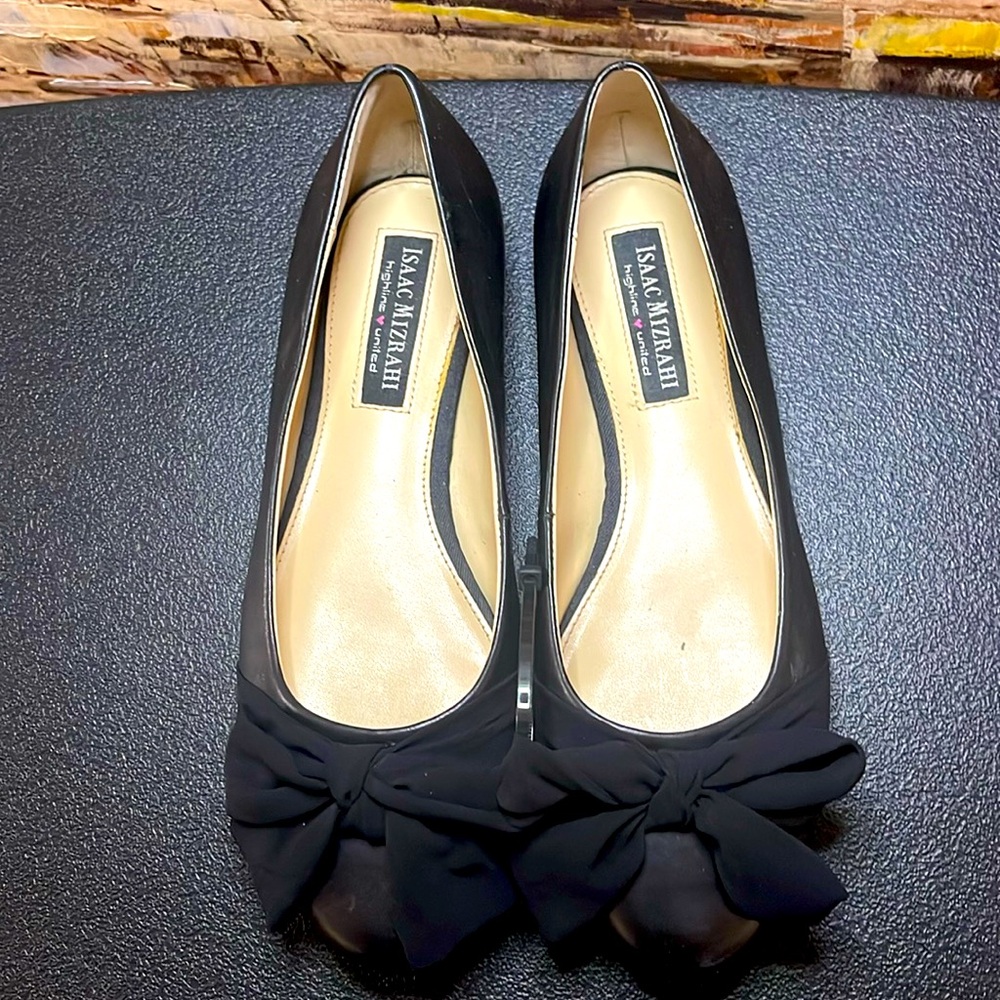 Isaac Mizrahi Leather Flats